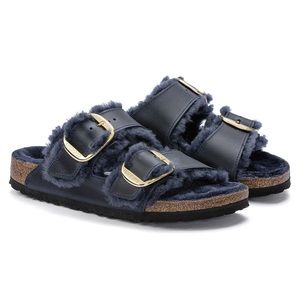 Arizona Big Buckle Shearling Birkenstock